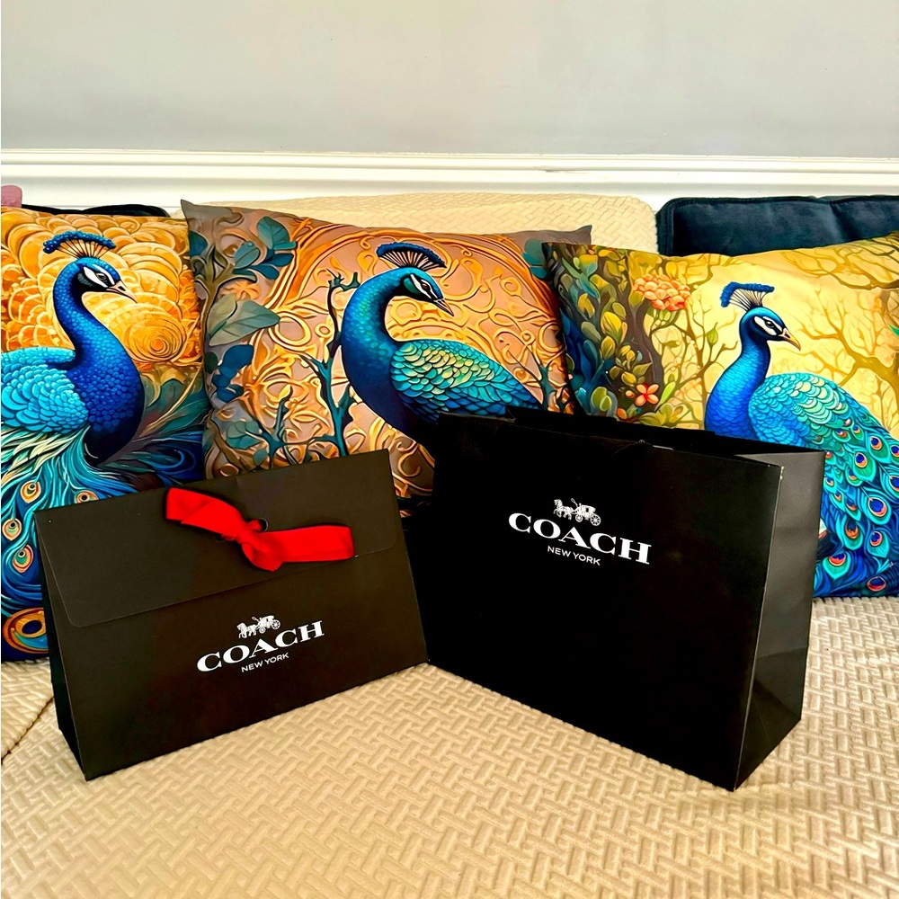 New Coach Gift box and Shopping bag